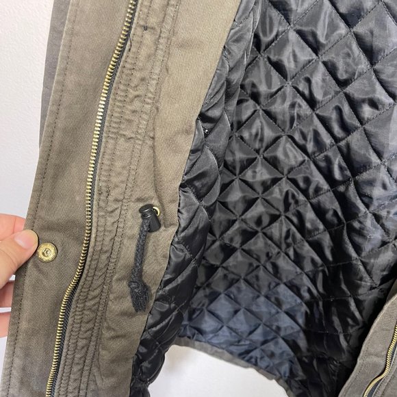 Express Black & Green Contrast Jacket Coat - XS - Picture 13 of 16